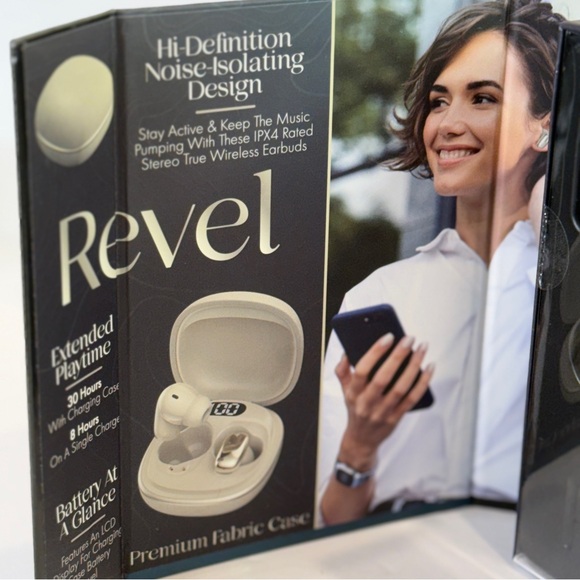 🆕 Noise-Isolating True Wireless Earbuds – Gold Bluetooth Earphones - Picture 9 of 16